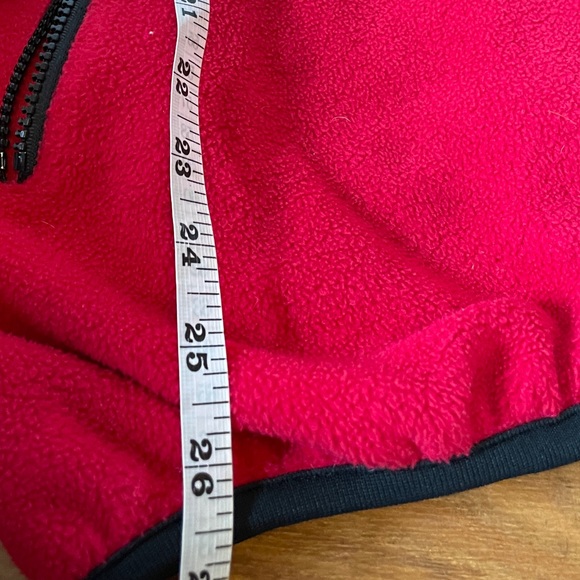 London Fog Red Fleece Full Zipper Jacket Size Medium - Picture 8 of 8